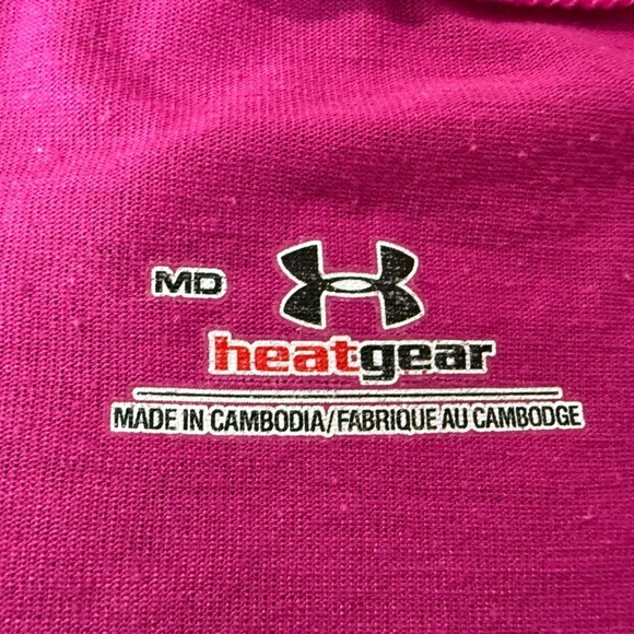 Under Armour Pink Fitted Short Sleeve Tee - Picture 2 of 5